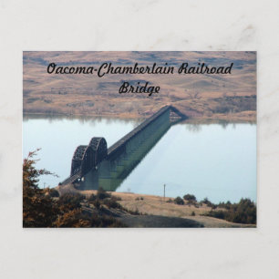 Oacoma-Chamberlain Railroad Bridge Vykort