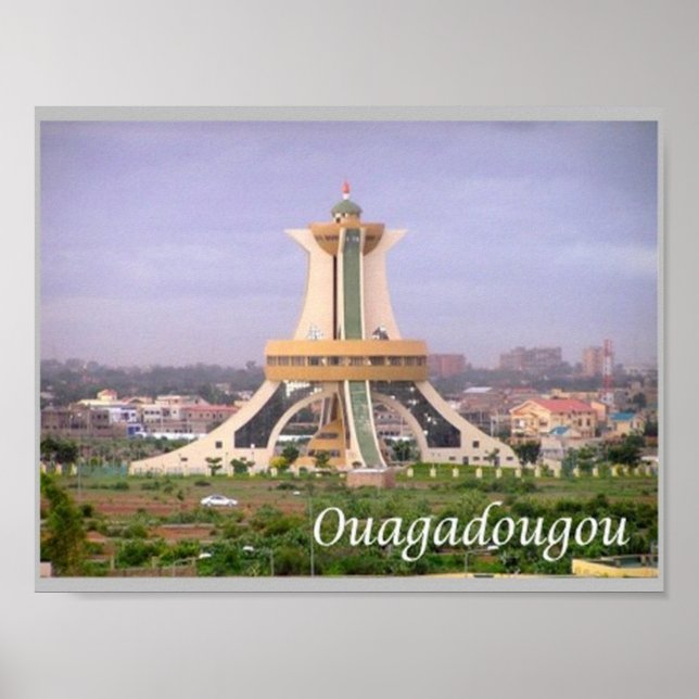 Oagadougou Faso Poster (Framsidan)