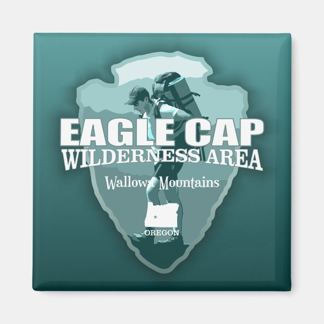 Öagle Cap WA (pilhuvud)T Magnet (Framsidan)