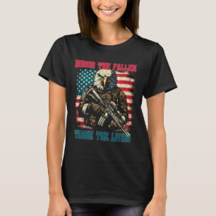 Öagle heder Fallen tackade det levande minnesmärke T Shirt
