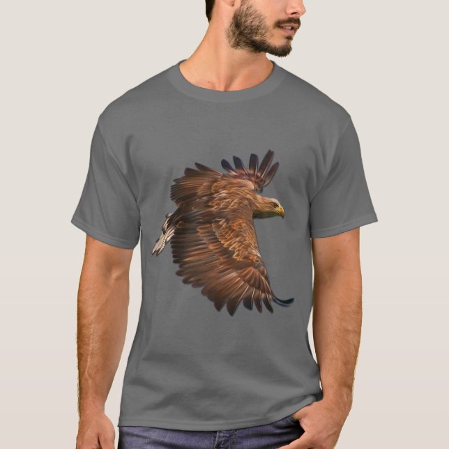 Öagle i Mörk Tshirt Tee Shirt (Framsida)