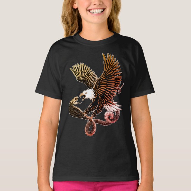 Öagle och Snake T Shirt (Framsida)