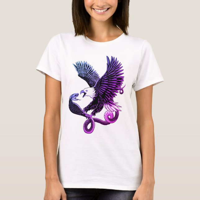 Öagle och Snake T Shirt (Framsida)