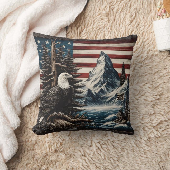 Öagle over Scenia American Ligcape Kudde (Filt)