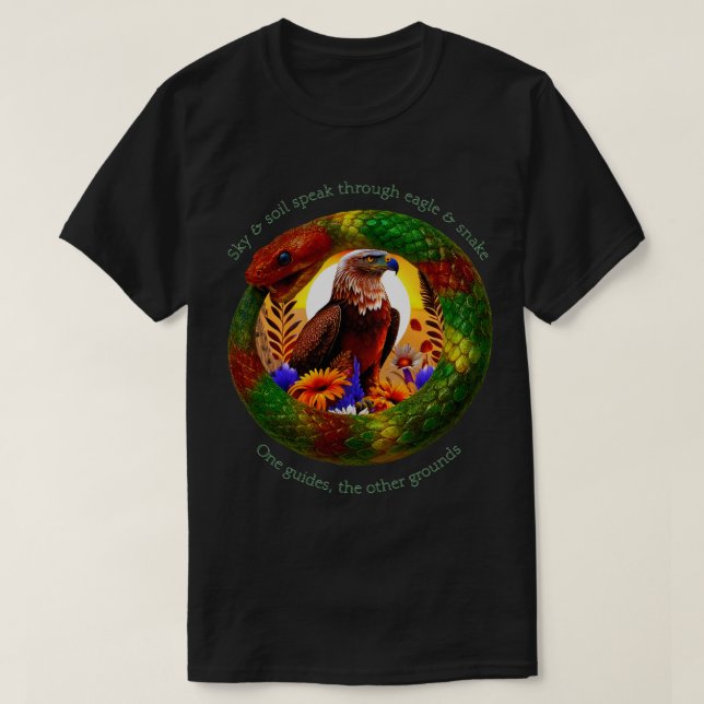 Öagle & Snake 006 T-Shirt (Design framsida)
