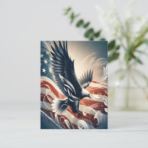 Öagle-uppgång över Amerika Vykort