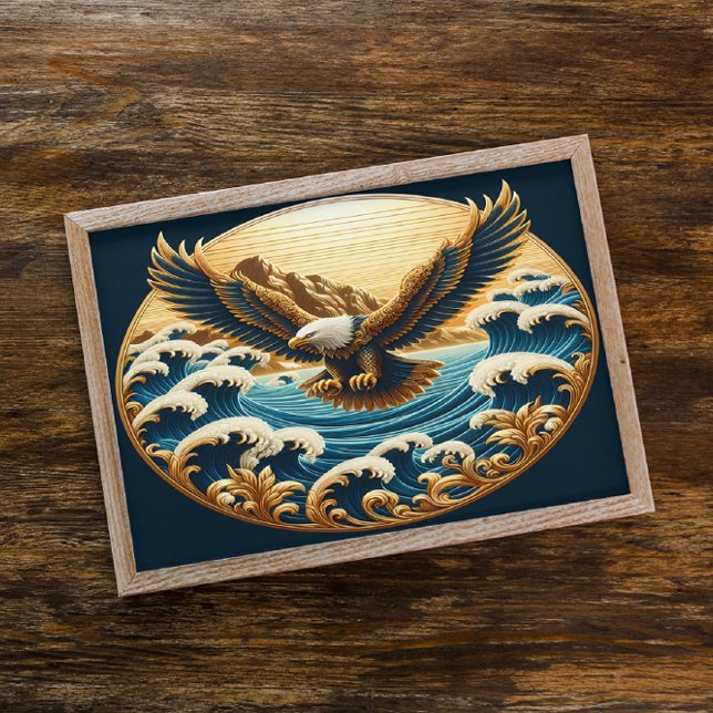 Öagle-uppgång över östra Vatten Poster (Skapare uppladdad)