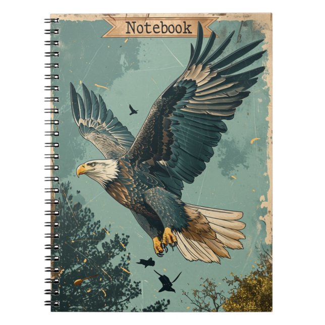 Öagle-Vintage Anteckningsbok (Framsidan)