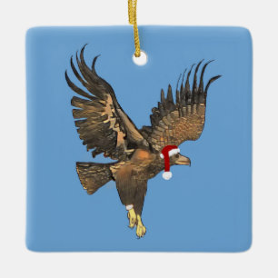 Öaglet E8 Soarr Hund jul Ornamet färg Julgransprydnad Keramik