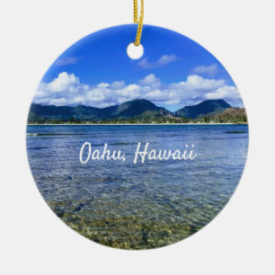 Oahu Beach Cove Julgransprydnad Keramik
