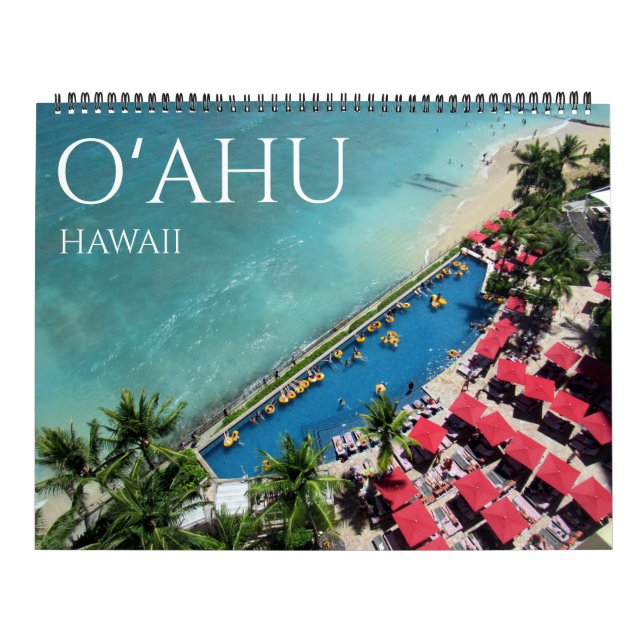 o'ahu hawaii 2025 stor kalender (Omslag)