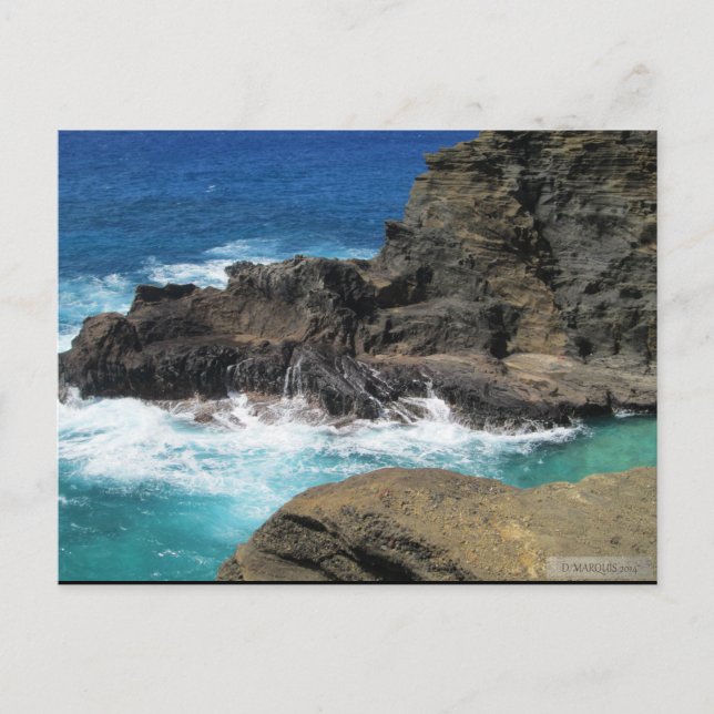 OAHU,HAWAII#4 POSTCARD VYKORT (Framsida)