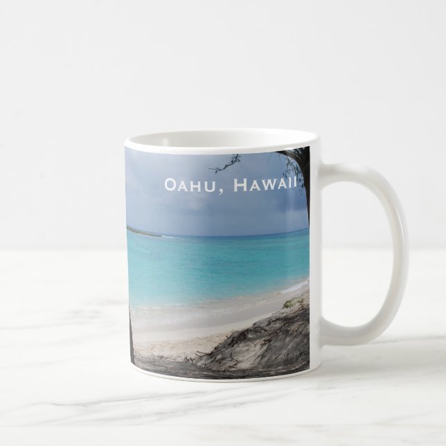 Oahu Hawaii Beach Classic Mugg (Höger)