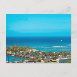Oahu Hawaii Flygfotografering Vykort