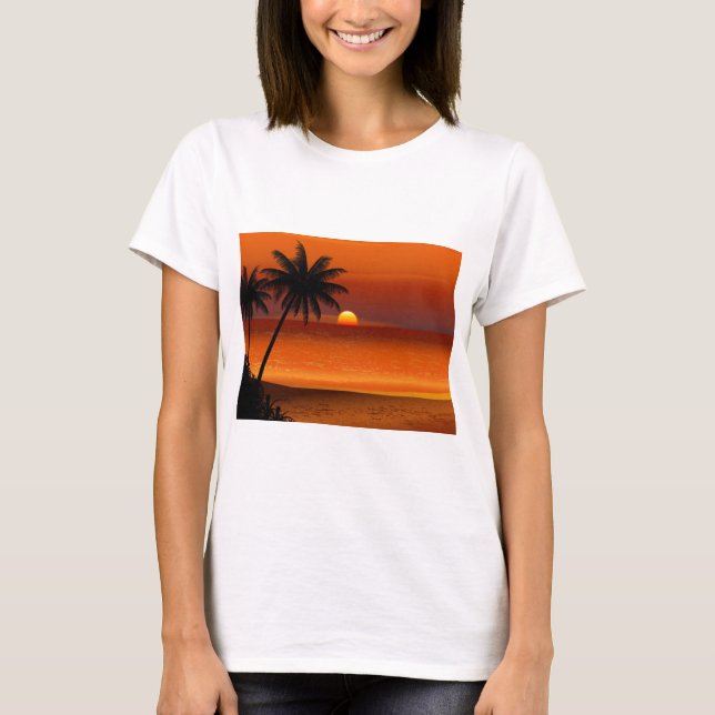 Oahu hawaii, norra kustvykort tee (Framsida)