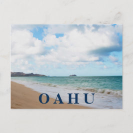 Oahu Hawaii Ocean Vågar & Beach Vykort