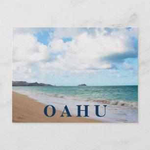 Oahu Hawaii Ocean Vågar & Beach Vykort
