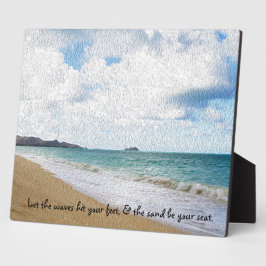 Oahu Hawaii Oil Paint Print & Quote