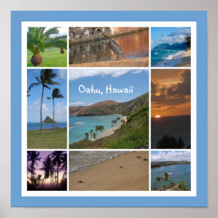 Oahu, Hawaii Poster