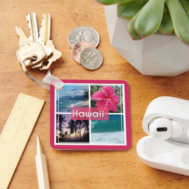 Oahu, Hawaii-Sjölandskapet Nyckelring (Skrivbord)