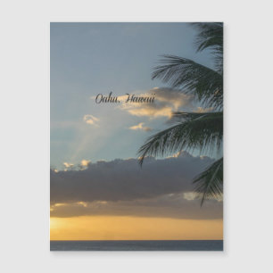 Oahu, Hawaii solnedgång