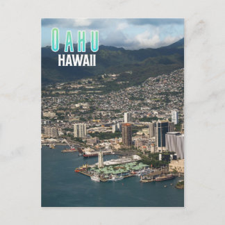 Oahu, Hawaii Travel Postcard Vykort