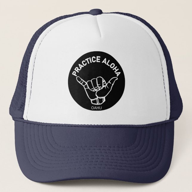 Oahu - Practice Aloha Shaka (Hitt lös) Keps (Framsida)