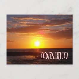 Oahu Sunset Vykort