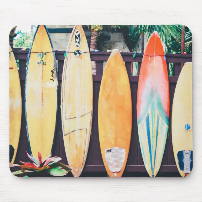 Oahu Surfboard | Mousepad Musmatta (Framsidan)