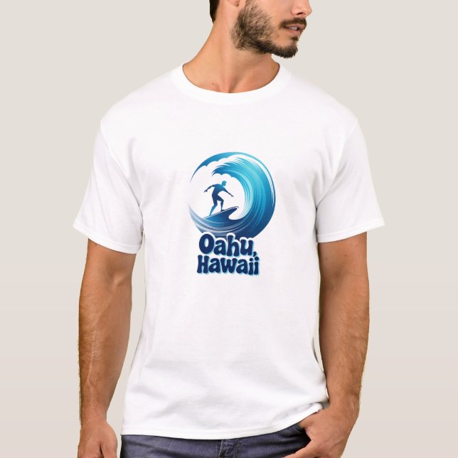 Oahu Surfer T Shirt (Framsida)