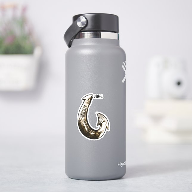 Oahu Tribal Krok Klistermärken (HydroFlask)