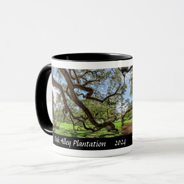 Oak Alley Plantation, Southern Live Oak Träd Mugg (Framsida vänster)