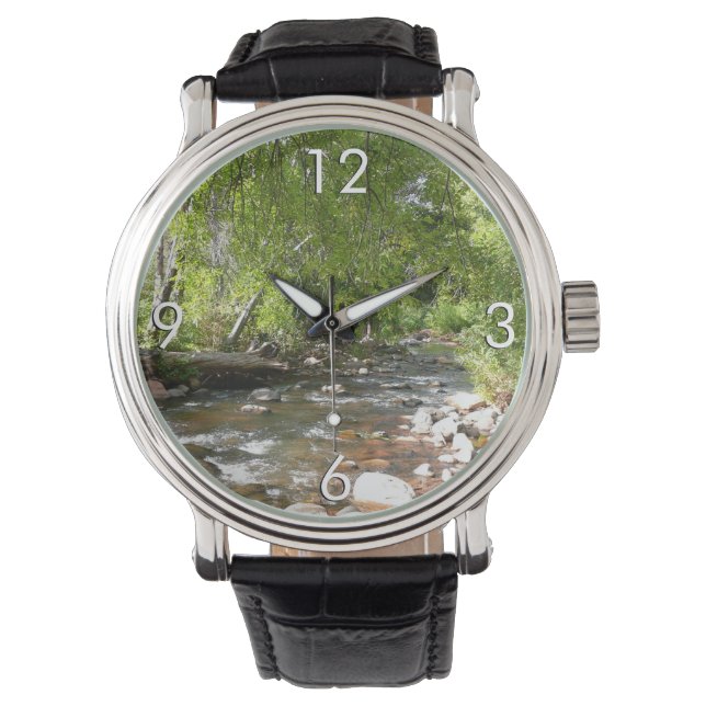 Oak Bäck II i Sedona Arizona naturfotografi Armbandsur (Framsida)