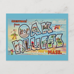 Oak Bluffs Martha's Vineyard Vykort