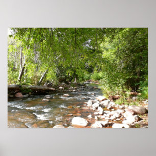 Oak Creek II i Sedona Arizona Naturfotografering Poster