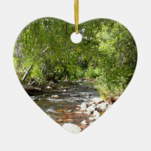 Oak Creek II i Sedona Arizona Naturfotografi Julgransprydnad Keramik
