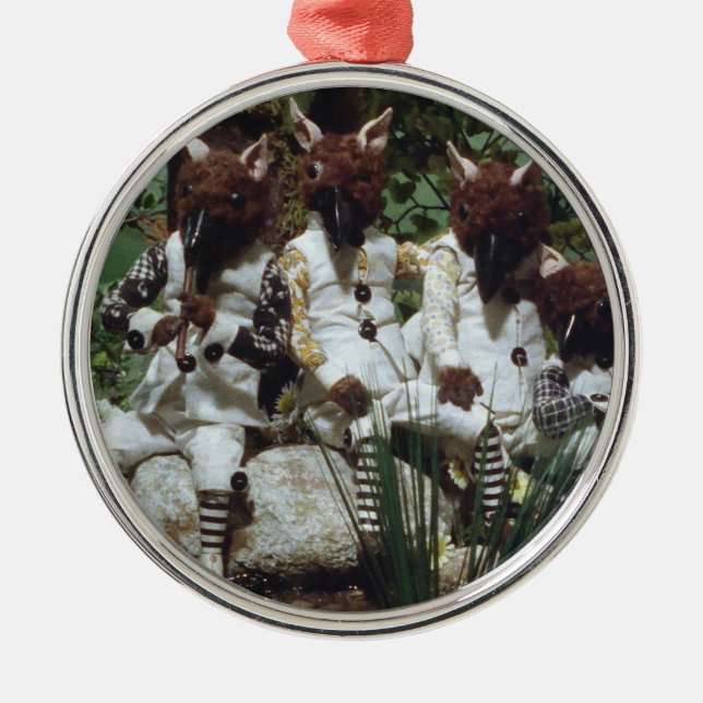 Oak Dwellers från Blood Tea och Red String Julgransprydnad Metall (Framsidan)