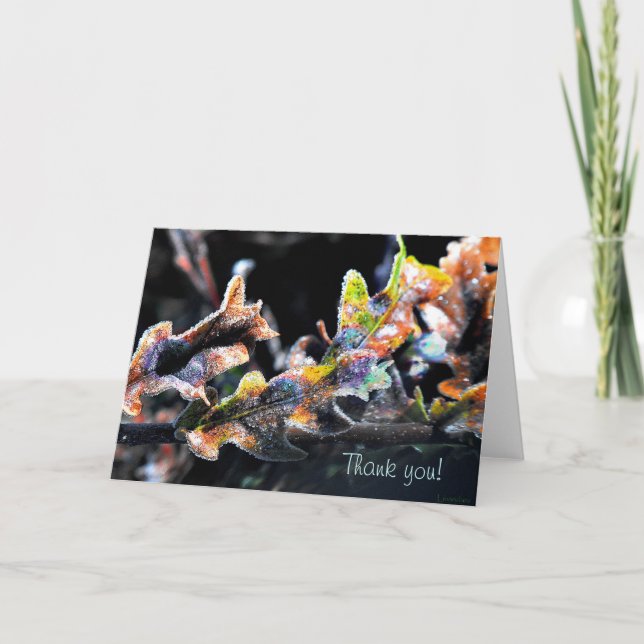 Oak Fairy Frosting Tack Kort (Framsida)