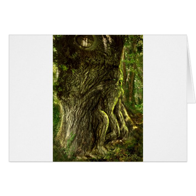 Oak Far Hälsningskort (Framsidan Horizontal)