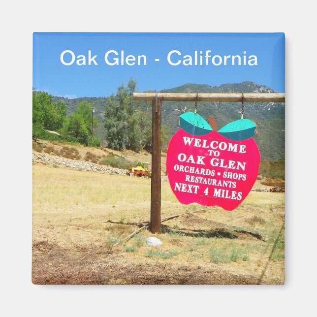 Oak Glen/California Magnet! Magnet (Framsidan)
