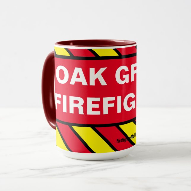 OAK GROVE FIREFIGHTER MUGG (Framsida vänster)
