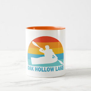 Oak Hollow Sjö North Carolina Kayak Två-Tonad Mugg