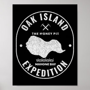 Oak Island Expediure Treasure Hunt Retro Mymysteri Poster