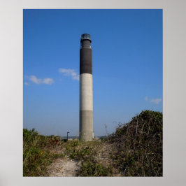 Oak Island Lighthouse, North Carolina Poster