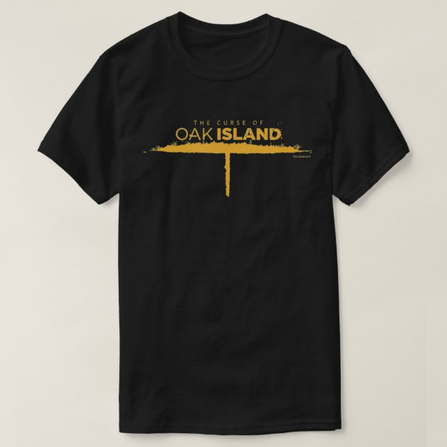 Oak Island-Logotypens förbannelse  T Shirt (Design framsida)