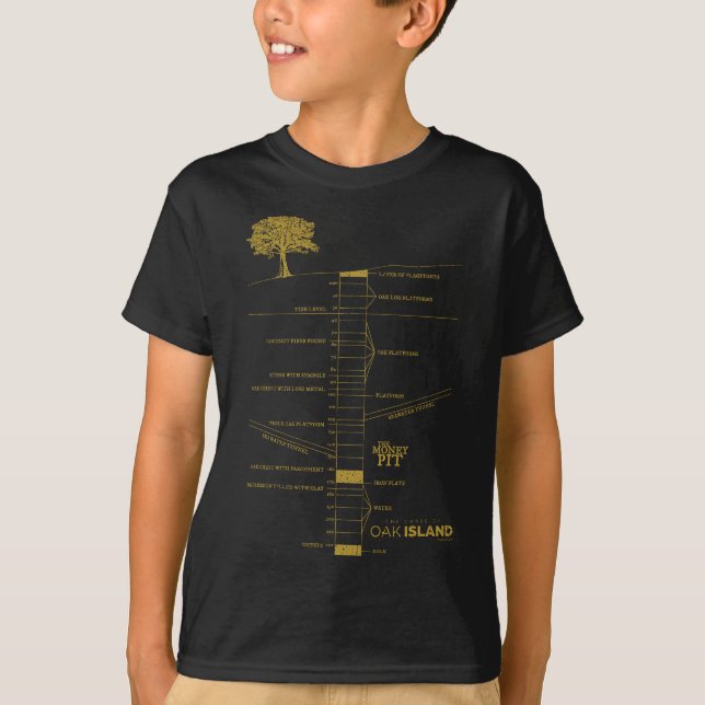 Oak Island Money Pit T Shirt (Framsida)