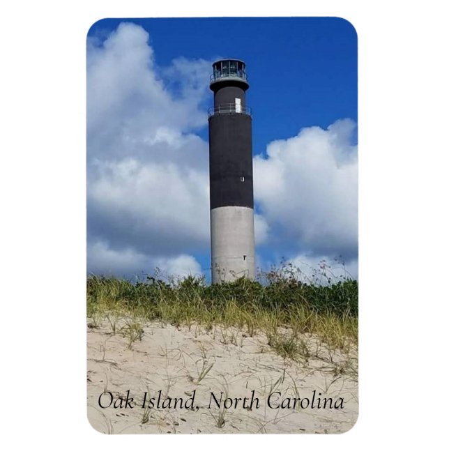 Oak Island, North Carolina Magnet (Vertikal)