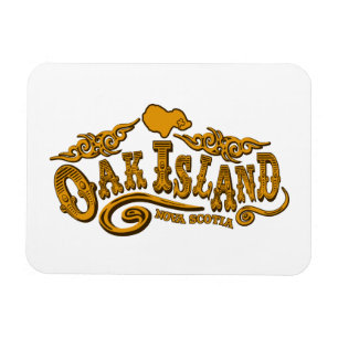 Oak Island Saloon Magnet