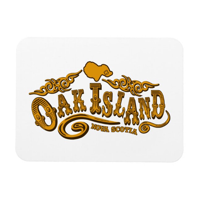 Oak Island Saloon Magnet (Horisontell)