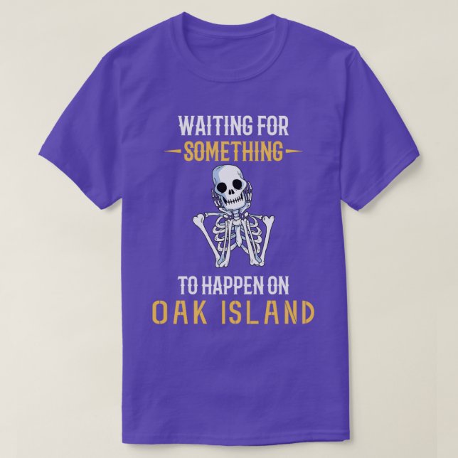 OAK ISLAND TREASURE HUNTING Oak Island T Shirt (Design framsida)